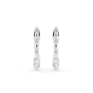 Białe Złoto Kolczyki z Diamentem Kolekcja Night Sky, Eternity