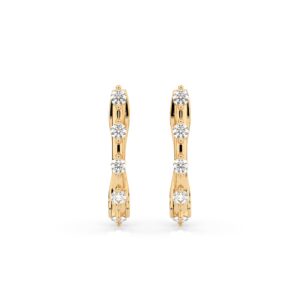 Żółte Złoto Kolczyki z Diamentem Kolekcja Night Sky, Eternity
