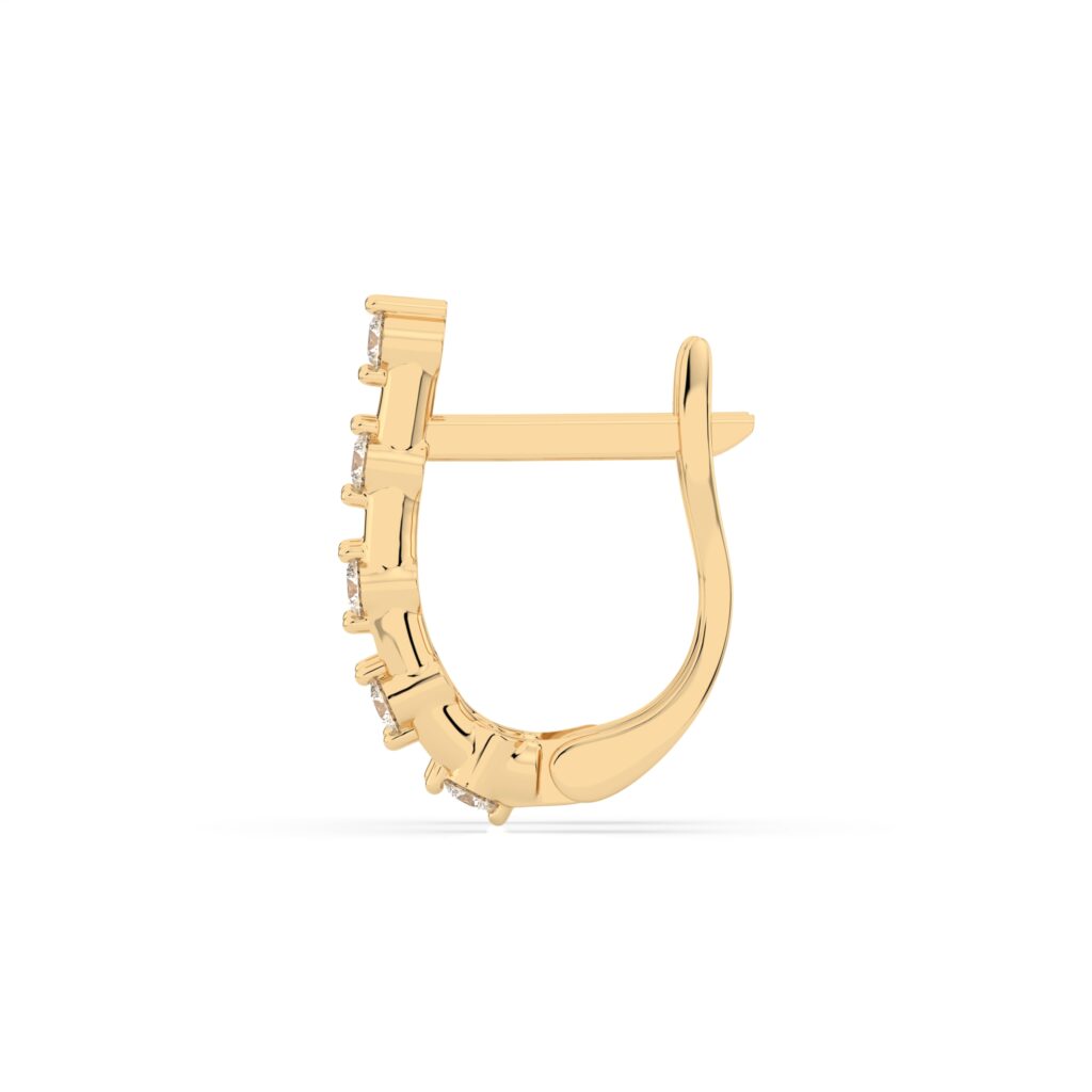 Żółte Złoto Kolczyki z Diamentem Kolekcja Night Sky, Eternity