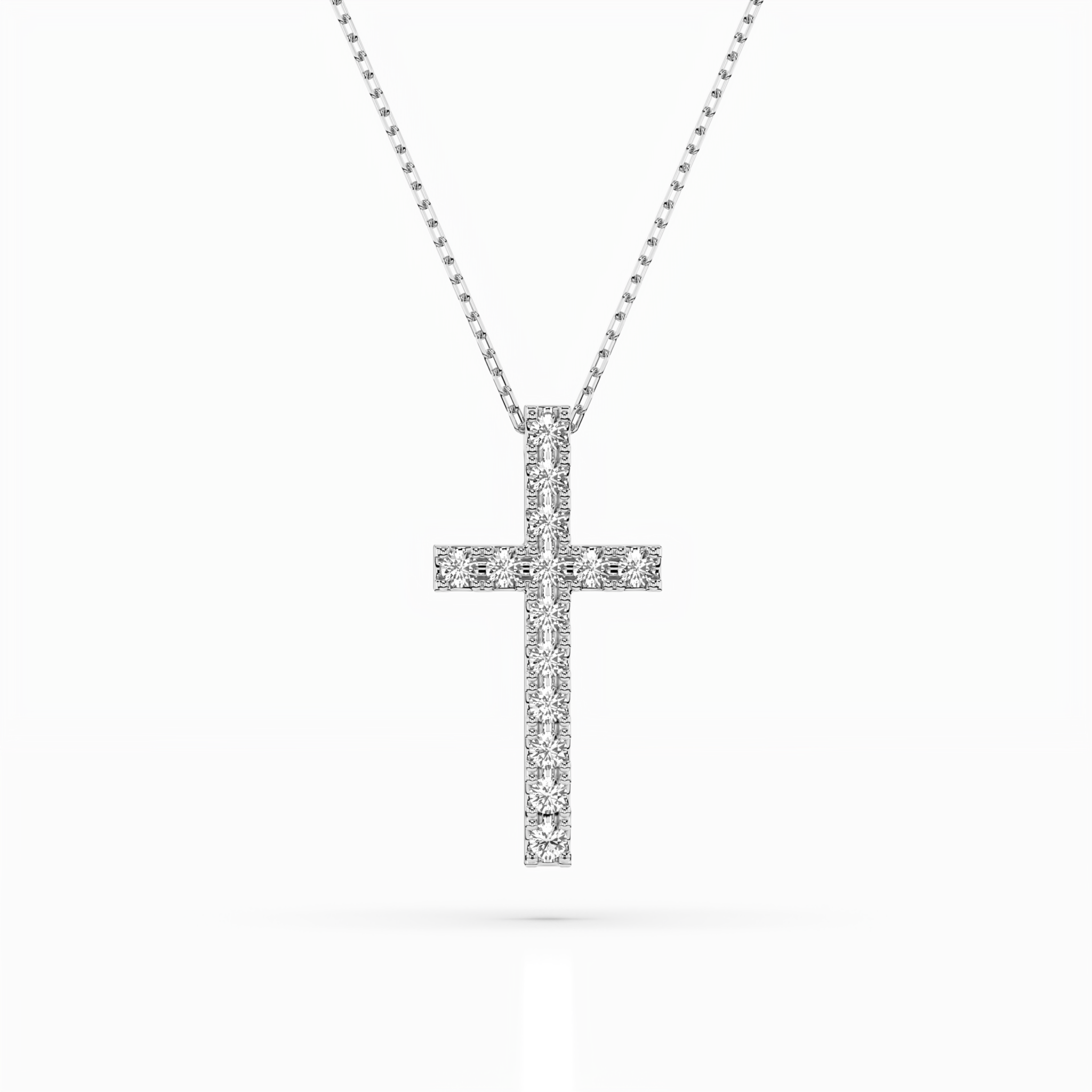 Białe Złoto Naszyjnik z Diamentem, Kolekcja Minimalism