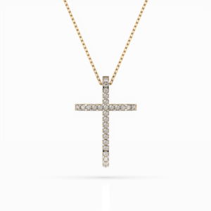 Żółte Złoto Naszyjnik z Diamentem Kolekcja Minimalism