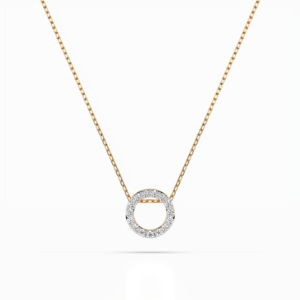 Żółte Złoto Naszyjnik z Diamentem Kolekcja Minimalism