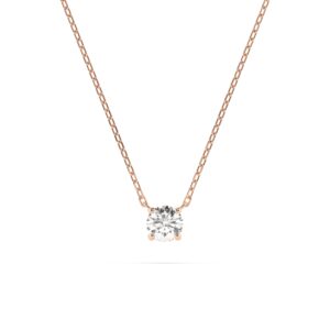 Różowe Złoto Naszyjnik z Diamentem Kolekcja Classic