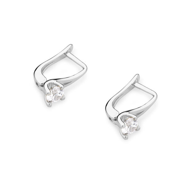 Białe Złoto Kolczyki z Diamentami 0,40 ct