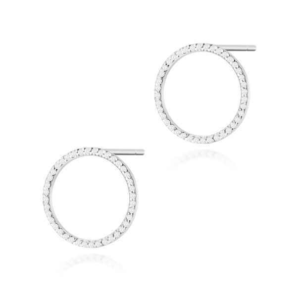 Białe Złoto Kolczyki z Diamentami 0,40 ct
