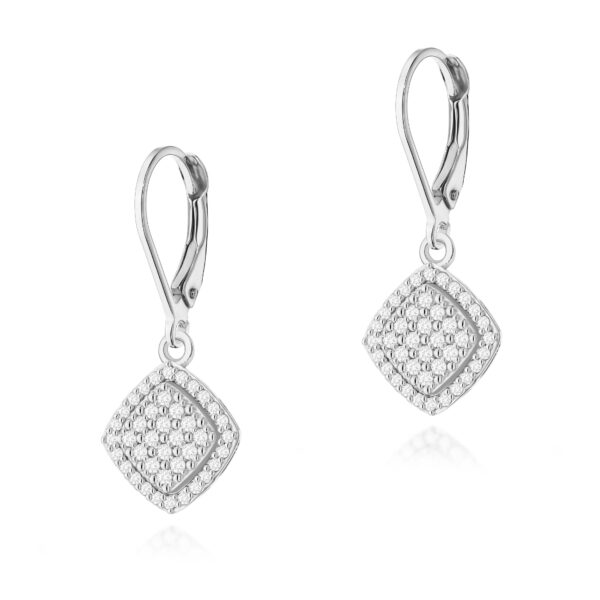 Białe Złoto Kolczyki z Diamentami 0,40 ct