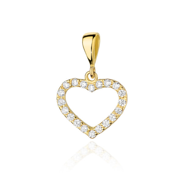 Żółte Złoto Zawieszka z Diamentami 0,29 ct