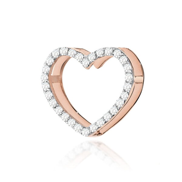 Różowe Złoto Zawieszka z Diamentami 0,15 ct