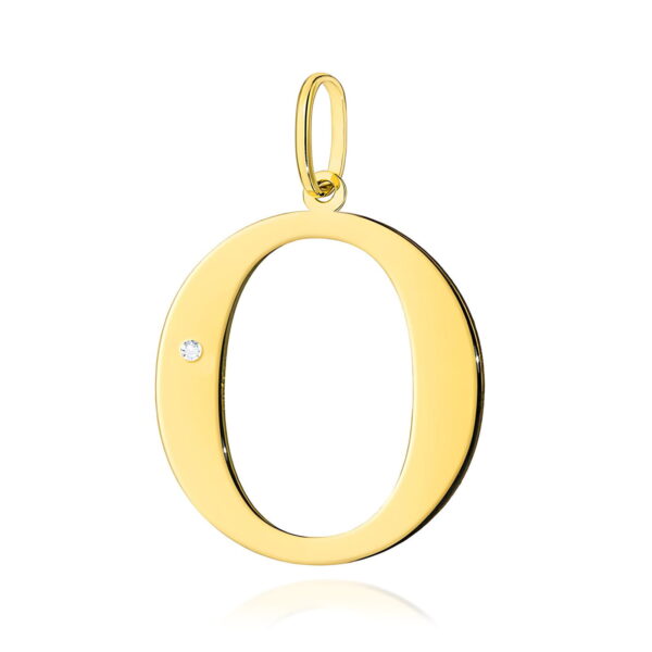Żółte Złoto Zawieszka z Diamentem 0,005 ct