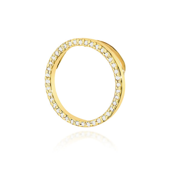 Żółte Złoto Zawieszka z Diamentami 0,20 ct
